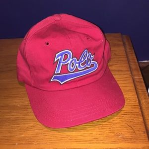 Red Vintage Polo Hat ( Brand New )